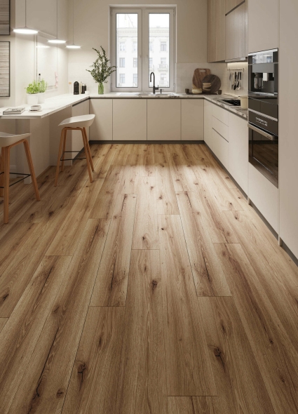 Кварц-винил AlixFloor Natural Line Дуб коричневый рустикальный ALX1036-3