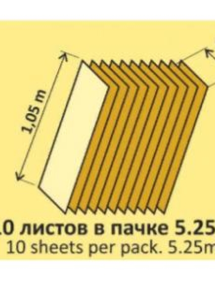 SOLID Подложка листовая желтая 2 мм